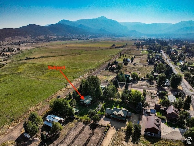349 W 100 N, Pine Valley, UT 84781 - view of property location with rural landscape and a mountainous background