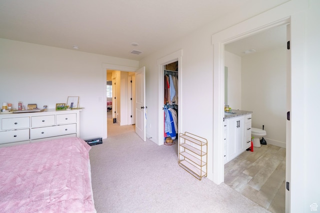 988 E 1300 S, Provo, UT 84606 - bedroom with light carpet and a spacious closet