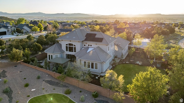 2204 N Bridge Water Rd, Cedar City, UT 84721 - aerial view of residential area featuring a mountain backdrop
