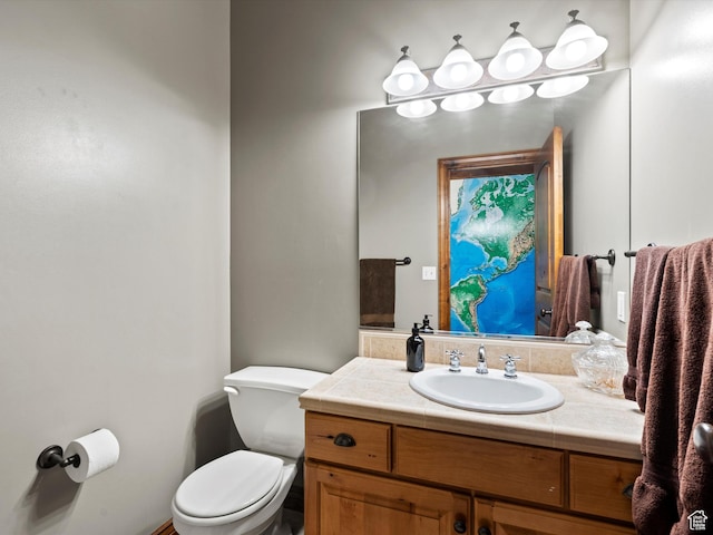 5577 E Elkhorn Dr, Eden, UT 84310 - bathroom with toilet and vanity