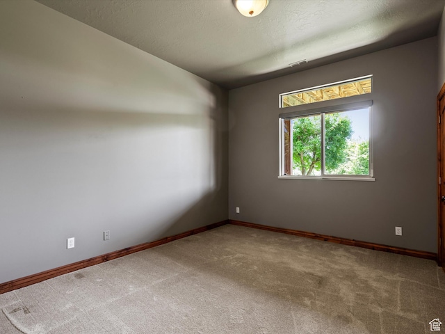 5577 E Elkhorn Dr, Eden, UT 84310 - spare room featuring carpet flooring, a textured ceiling, and baseboards