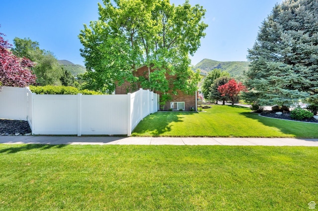 1607 Mountain Cir, Fruit Heights, UT 84037 - view of yard with a mountain view