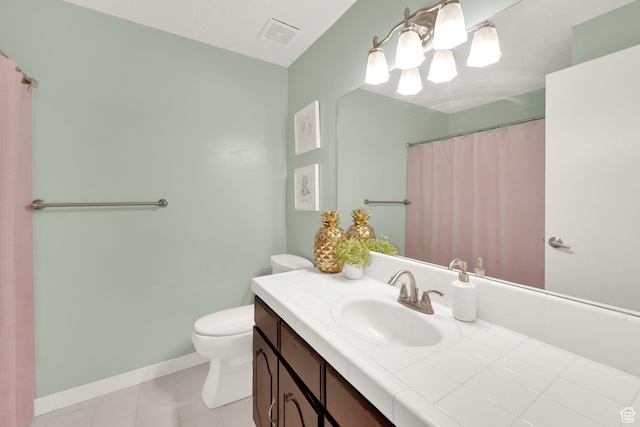 1607 Mountain Cir, Fruit Heights, UT 84037 - full bath featuring toilet, vanity, baseboards, and tile patterned floors