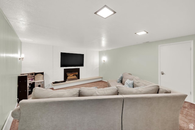1607 Mountain Cir, Fruit Heights, UT 84037 - carpeted living room with a fireplace