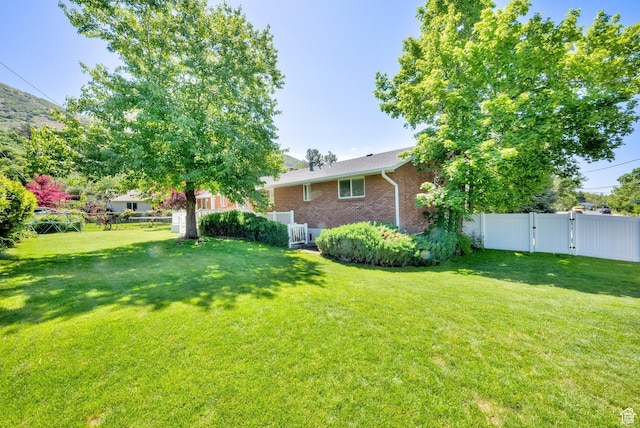 1607 Mountain Cir, Fruit Heights, UT 84037 - view of yard with a gate