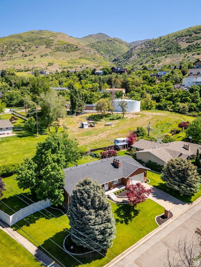1607 Mountain Cir, Fruit Heights, UT 84037 - bird's eye view of a mountainous background