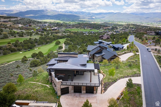 942 N Explorer Peak Dr Unit 420, Heber City, UT 84032 - drone / aerial view of a mountainous background and a local golf course