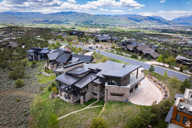 942 N Explorer Peak Dr Unit 420, Heber City, UT 84032 - aerial view of residential area with a mountainous background