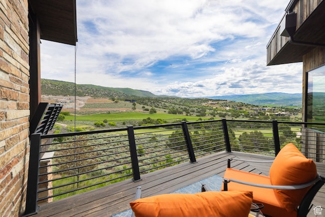 942 N Explorer Peak Dr Unit 420, Heber City, UT 84032 - balcony featuring a mountain view