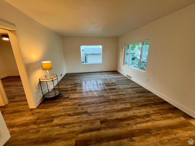 144 S 100 W, Tremonton, UT 84337 - unfurnished room with dark wood finished floors and baseboards