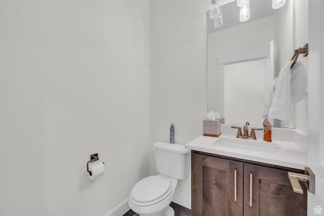 3041 Cedar Dr, Park City, UT 84098 - bathroom with toilet, vanity, and baseboards