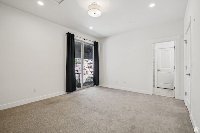 3041 Cedar Dr, Park City, UT 84098 - spare room featuring light carpet and recessed lighting