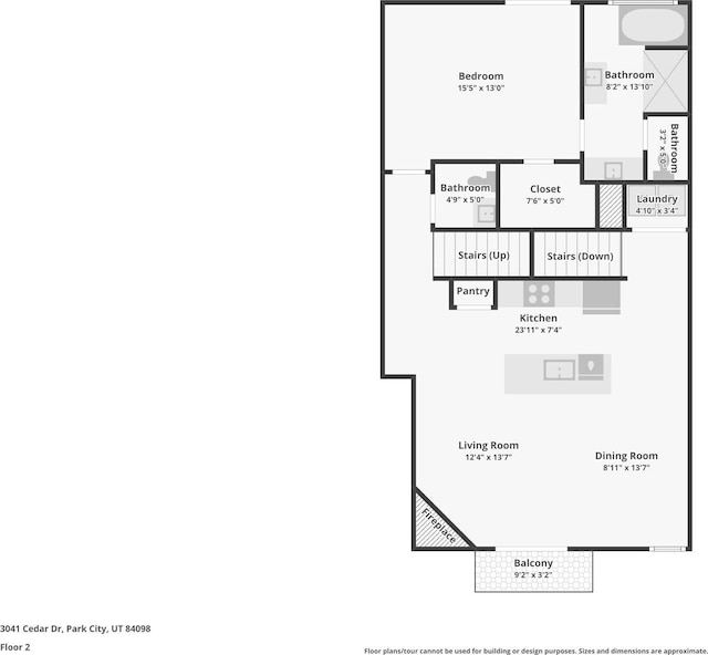 3041 Cedar Dr, Park City, UT 84098 - view of floor plan / room layout