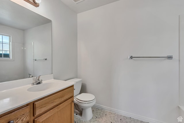 1770 W 950 S, Springville, UT 84663 - bathroom featuring toilet, vanity, and baseboards