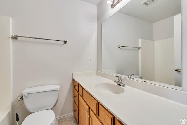 1770 W 950 S, Springville, UT 84663 - bathroom featuring toilet, vanity, and baseboards