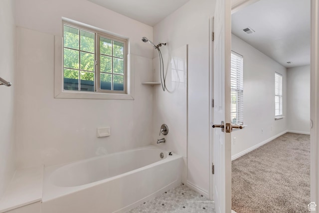 1770 W 950 S, Springville, UT 84663 - bathroom featuring plenty of natural light,  shower combination, and baseboards