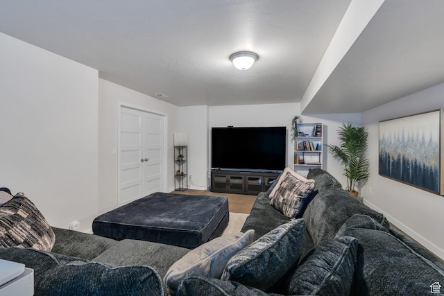 10394 S Crow Wing Dr, South Jordan, UT 84009 - carpeted living room with baseboards