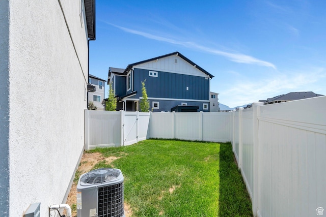 97 E Polaris Dr S Unit 394, Saratoga Springs, UT 84045 - view of yard with central air condition unit and a gate