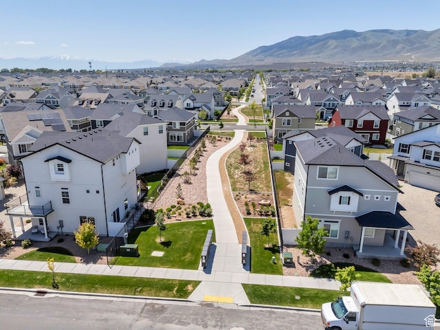 97 E Polaris Dr S Unit 394, Saratoga Springs, UT 84045 - aerial view of residential area featuring mountains