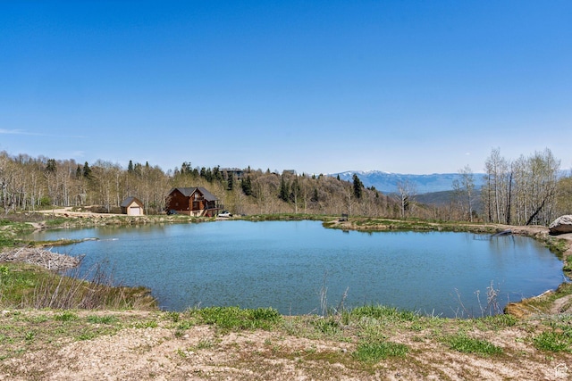 2620 Crow Loop, Coalville, UT 84017 - water view featuring a mountainous background