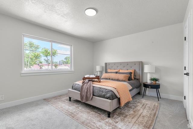 4112 W 5085 S, Kearns, UT 84118 - carpeted bedroom featuring a textured ceiling and baseboards