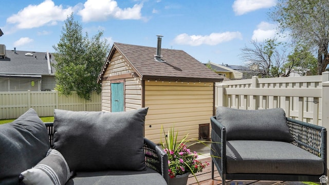 8646 S Spartan Dr, Sandy, UT 84094 - garage with a storage shed