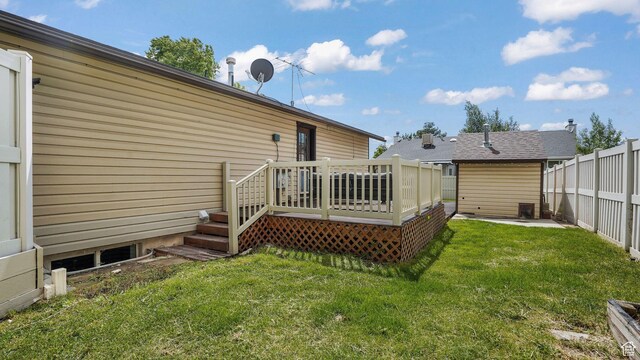 8646 S Spartan Dr, Sandy, UT 84094 - rear view of property with a wooden deck