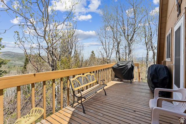 2422 S Valley View Cir, Coalville, UT 84017 - wooden deck featuring area for grilling