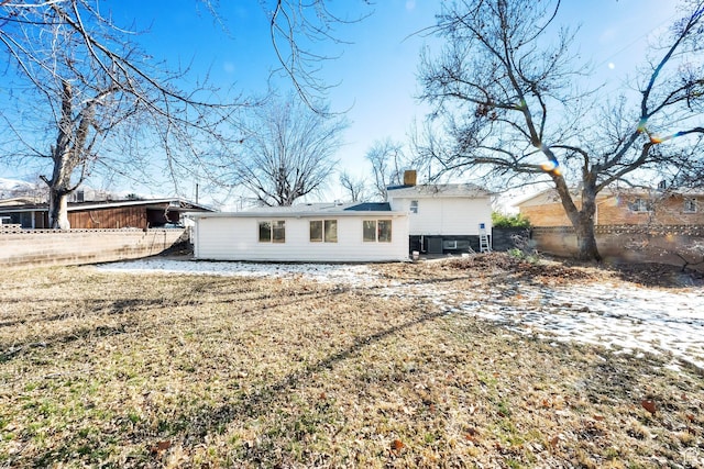 2054 W Mark St, Layton, UT 84041 - rear view of property with a chimney