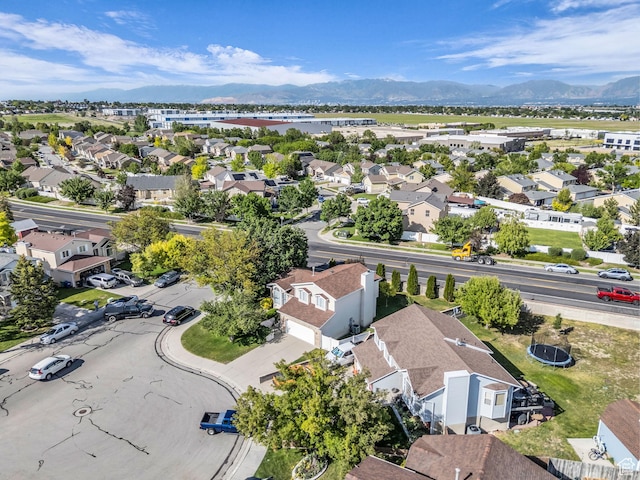 4853 W Ticklegrass Rd, West Jordan, UT 84081 - aerial view of residential area with mountains