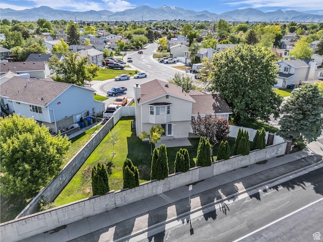 4853 W Ticklegrass Rd, West Jordan, UT 84081 - aerial view of residential area with a mountainous background