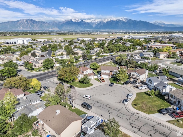 4853 W Ticklegrass Rd, West Jordan, UT 84081 - aerial perspective of suburban area with mountains
