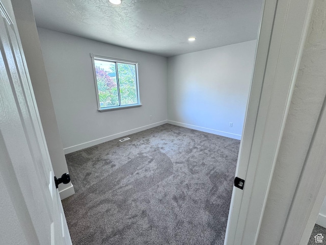 5135 W 4170 S, West Valley City, UT 84120 - carpeted spare room with baseboards, recessed lighting, and a textured ceiling