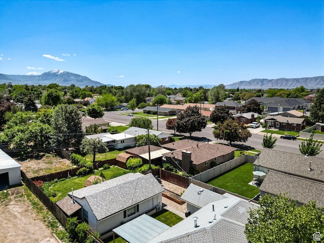 374 N 500 E, Spanish Fork, UT 84660 - aerial view of residential area featuring a mountain backdrop