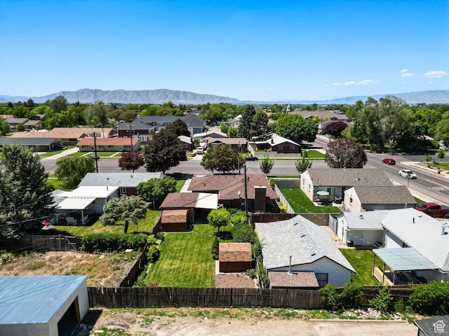 374 N 500 E, Spanish Fork, UT 84660 - aerial view of residential area with a mountain backdrop
