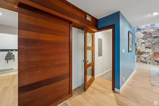 2067 E Pheasant Cir, Holladay, UT 84121 - hallway featuring wood finished floors and baseboards