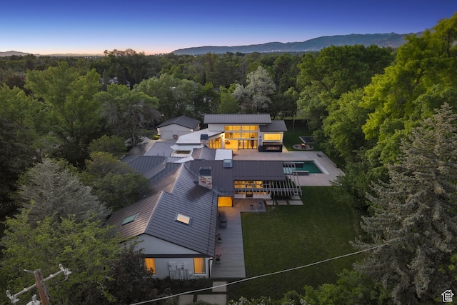 2067 E Pheasant Cir, Holladay, UT 84121 - view of subject property with a forest and a mountainous background