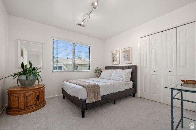 8848 S Willow Hills Ct, Sandy, UT 84093 - carpeted bedroom with a closet, baseboards, and track lighting