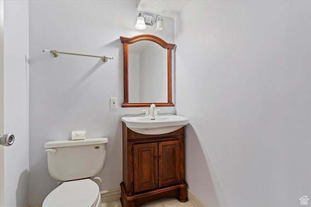 3524 N 3000 W, Farr West, UT 84404 - bathroom with toilet, vanity, and baseboards