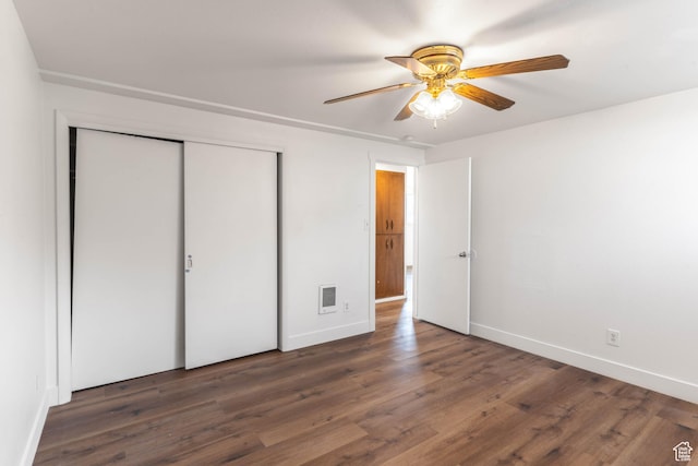 285 N 300 W, Orem, UT 84057 - unfurnished bedroom featuring a closet, wood finished floors, baseboards, and heating unit