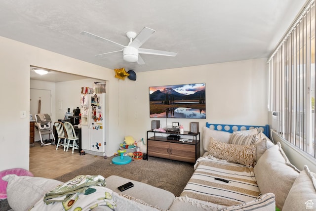 285 N 300 W, Orem, UT 84057 - living area featuring ceiling fan