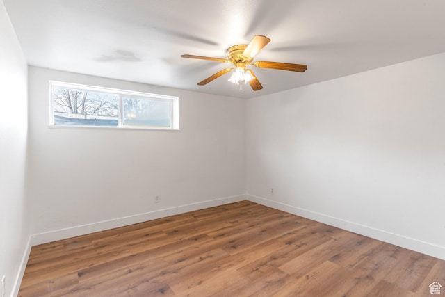 285 N 300 W, Orem, UT 84057 - unfurnished room with a ceiling fan, wood finished floors, and baseboards