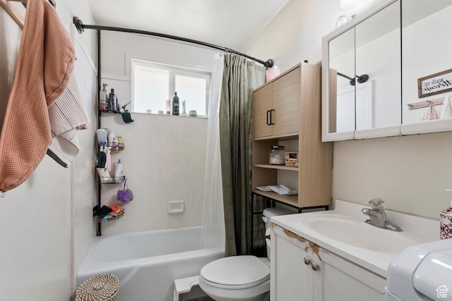 285 N 300 W, Orem, UT 84057 - full bathroom with vanity, shower / bath combo, and toilet