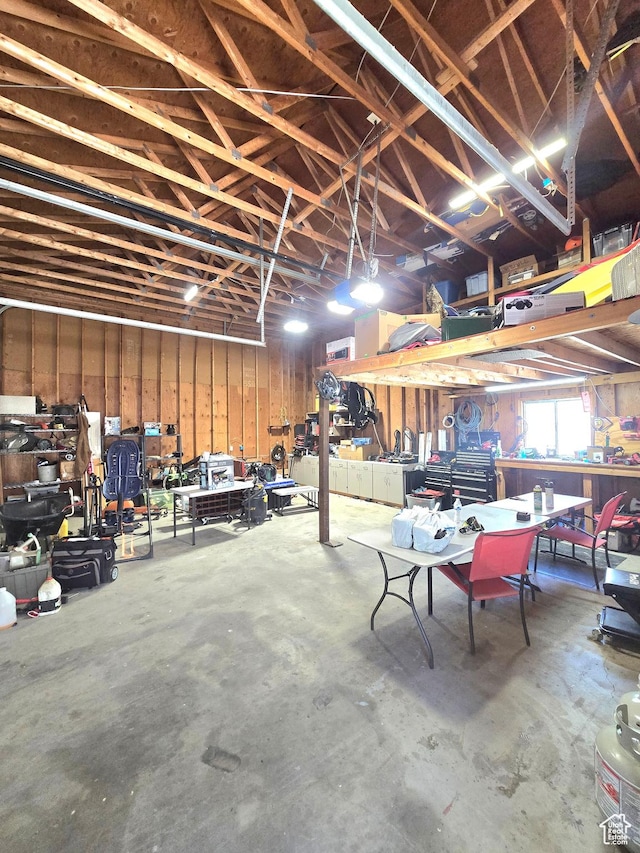 1191 N Geneva Rd, Provo, UT 84601 - garage featuring a workshop area