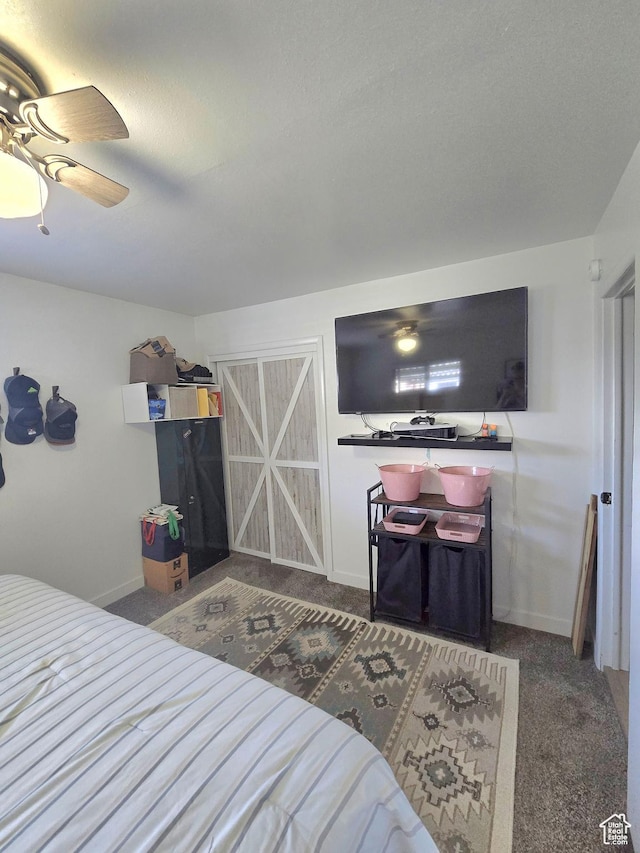 1191 N Geneva Rd, Provo, UT 84601 - carpeted bedroom featuring ceiling fan and baseboards