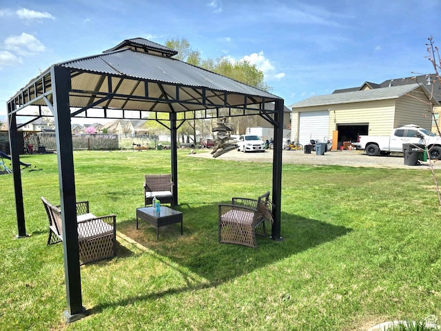 1191 N Geneva Rd, Provo, UT 84601 - view of grassy yard featuring a gazebo