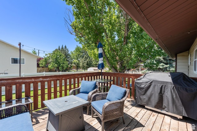 1265 W 1625 S, Syracuse, UT 84075 - wooden terrace with area for grilling