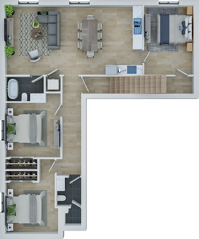 5452 N Orville St Unit 411, Eagle Mountain, UT 84005 - home floor plan
