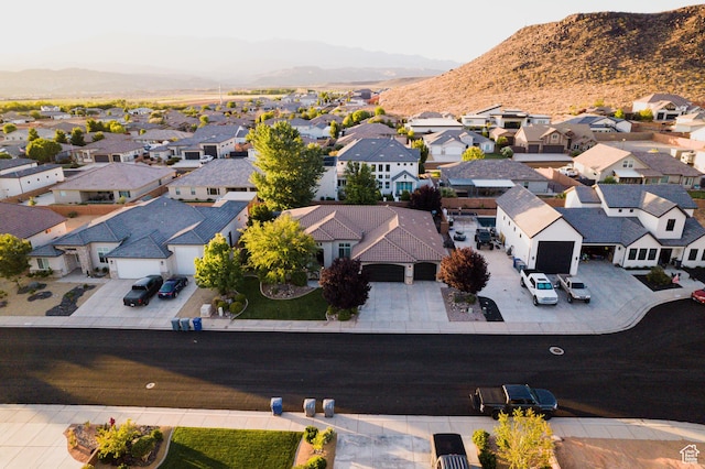 3288 W 2570 S, Hurricane, UT 84737 - aerial perspective of suburban area featuring a mountainous background
