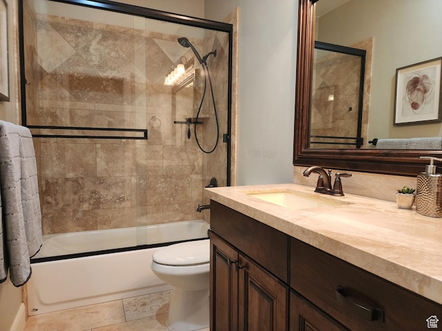 3288 W 2570 S, Hurricane, UT 84737 - full bath featuring vanity, toilet, and bath / shower combo with glass door